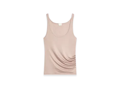 DRIES VAN NOTEN Viscose Tank Top "Old Rose"