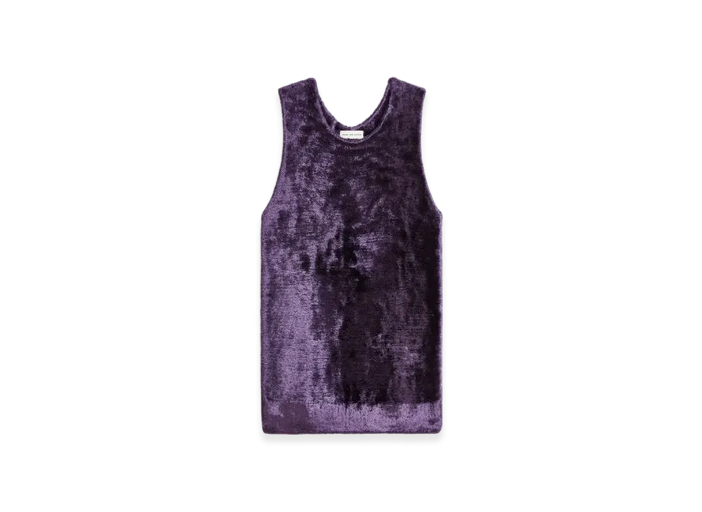 DRIES VAN NOTEN Sleeveless Sweater "Purple"