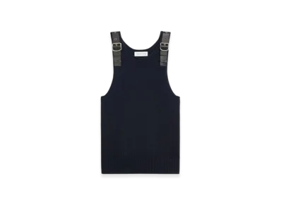 DRIES VAN NOTEN Strapped Tank Top "Navy"