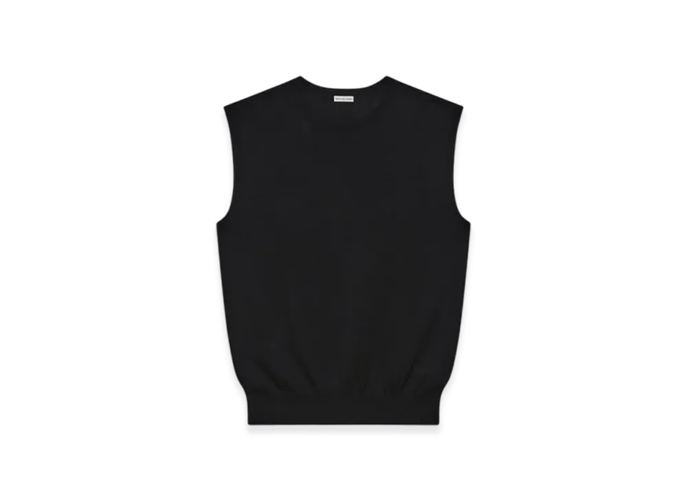 DRIES VAN NOTEN Sleeveless Sweater "Black"