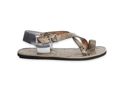 DRIES VAN NOTEN Leather Sandals "Beige"