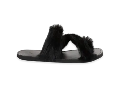 DRIES VAN NOTEN Fluffy Slides "Black"