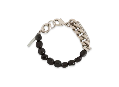 DRIES VAN NOTEN Stone Chain Bracelet "Black"