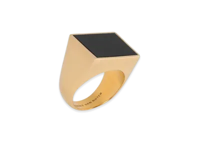 DRIES VAN NOTEN Signet Ring "Dark"
