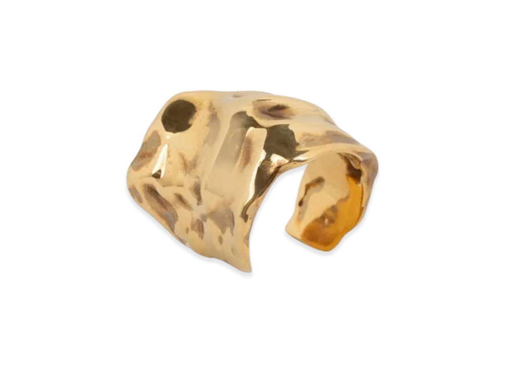 DRIES VAN NOTEN Anatomic Ring "Mat Gold"