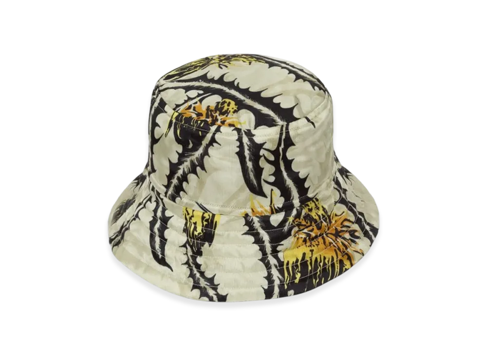 DRIES VAN NOTEN Printed Bucket Hat "Pale Yellow"