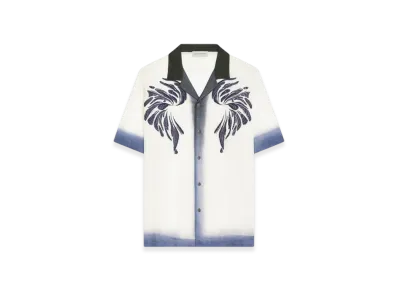 DRIES VAN NOTEN Embroidered Shirt "Navy"