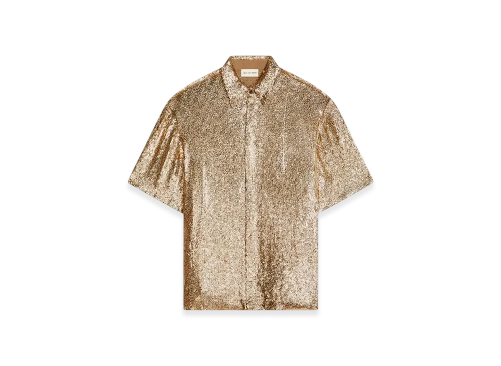 DRIES VAN NOTEN Embellished Shirt "Gold"
