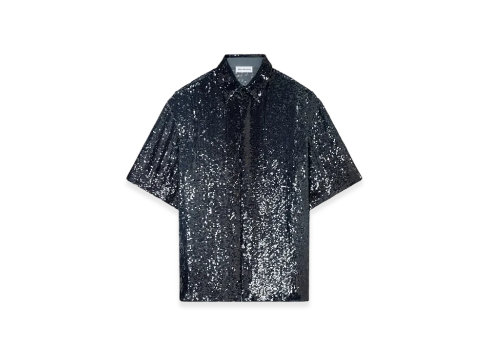 DRIES VAN NOTEN Embellished Shirt "Navy"