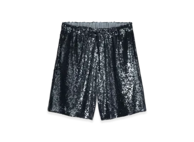 DRIES VAN NOTEN Embellished Shorts "Navy"