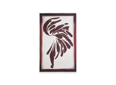 DRIES VAN NOTEN Cotton Pareo Scarf "Burgundy"