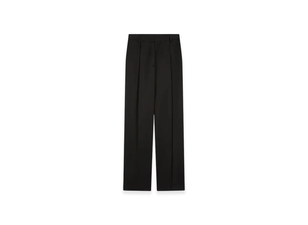 DRIES VAN NOTEN Women's Pleated Pants "Black"