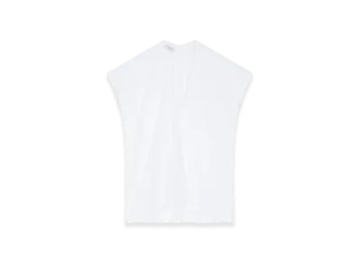 DRIES VAN NOTEN Women's V-Neck Tee "White"