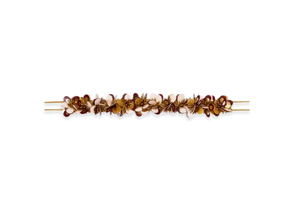 DRIES VAN NOTEN Women's Embroidered Necklace "Pink"