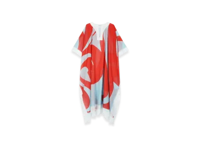 DRIES VAN NOTEN Women's Cotton Kaftan "Red"