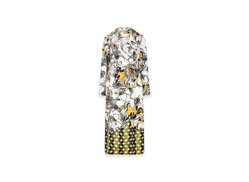DRIES VAN NOTEN Women's Unconstructed Coat "Ecru"