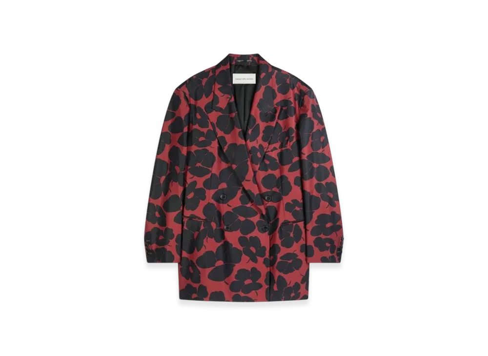 DRIES VAN NOTEN Women's Oversized Blazer "Red"