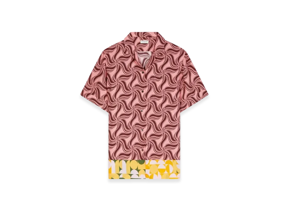 DRIES VAN NOTEN Women's Short Sleeve Shirt "Pink"