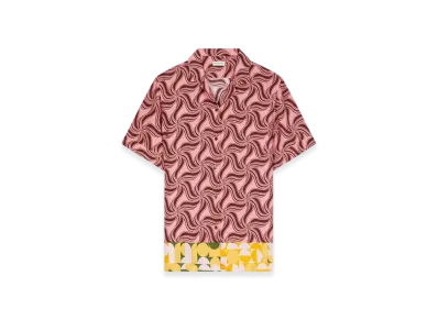 DRIES VAN NOTEN Women's Short Sleeve Shirt "Pink"
