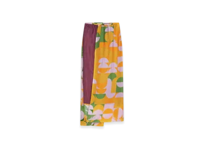 DRIES VAN NOTEN Women's Silk Wrap Skirt "Orange"