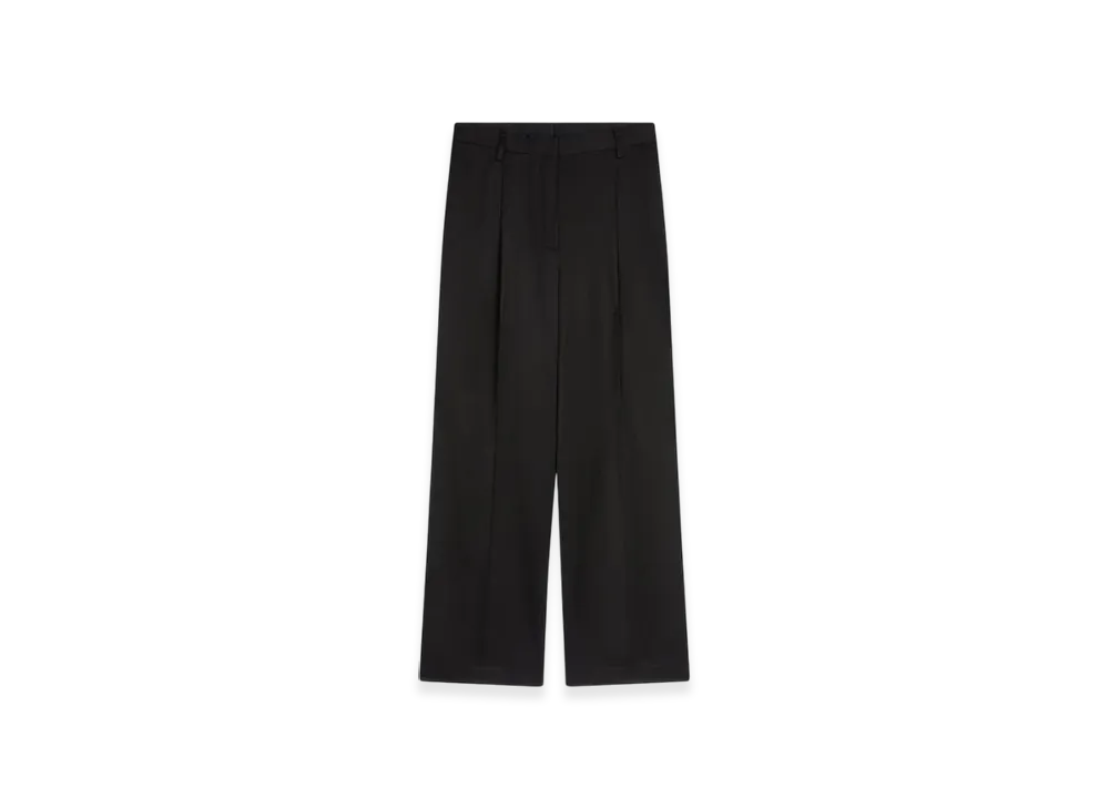 DRIES VAN NOTEN Women's Pleated Pants "Black"