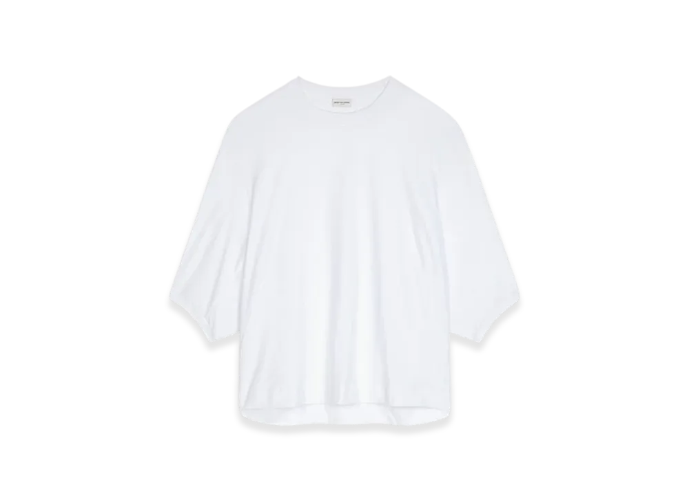 DRIES VAN NOTEN Women's Balloon Sleeves Tee "White"