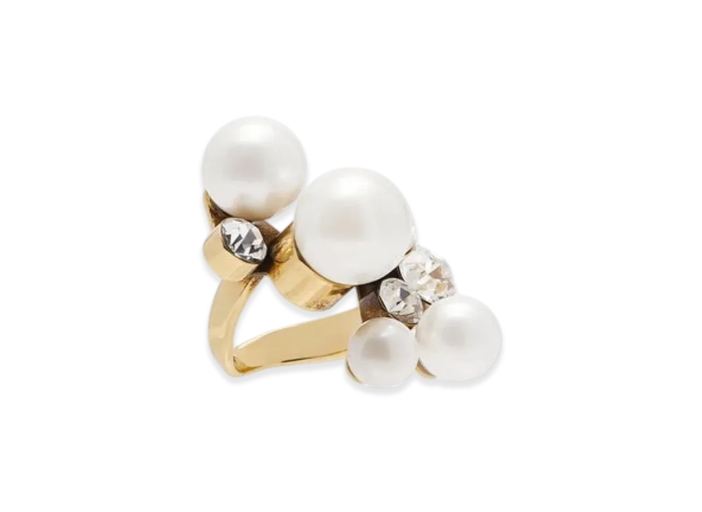 DRIES VAN NOTEN Women's Ornamented Ring "Gold"
