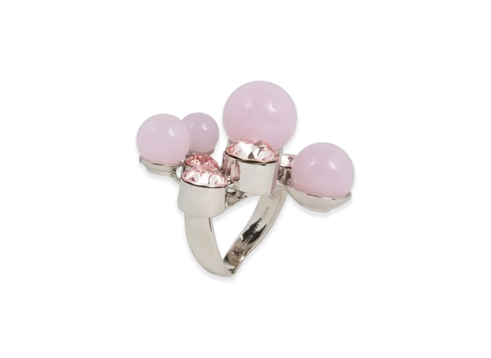 DRIES VAN NOTEN Women's Ornamented Ring "Pink"