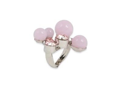 DRIES VAN NOTEN Women's Ornamented Ring "Pink"