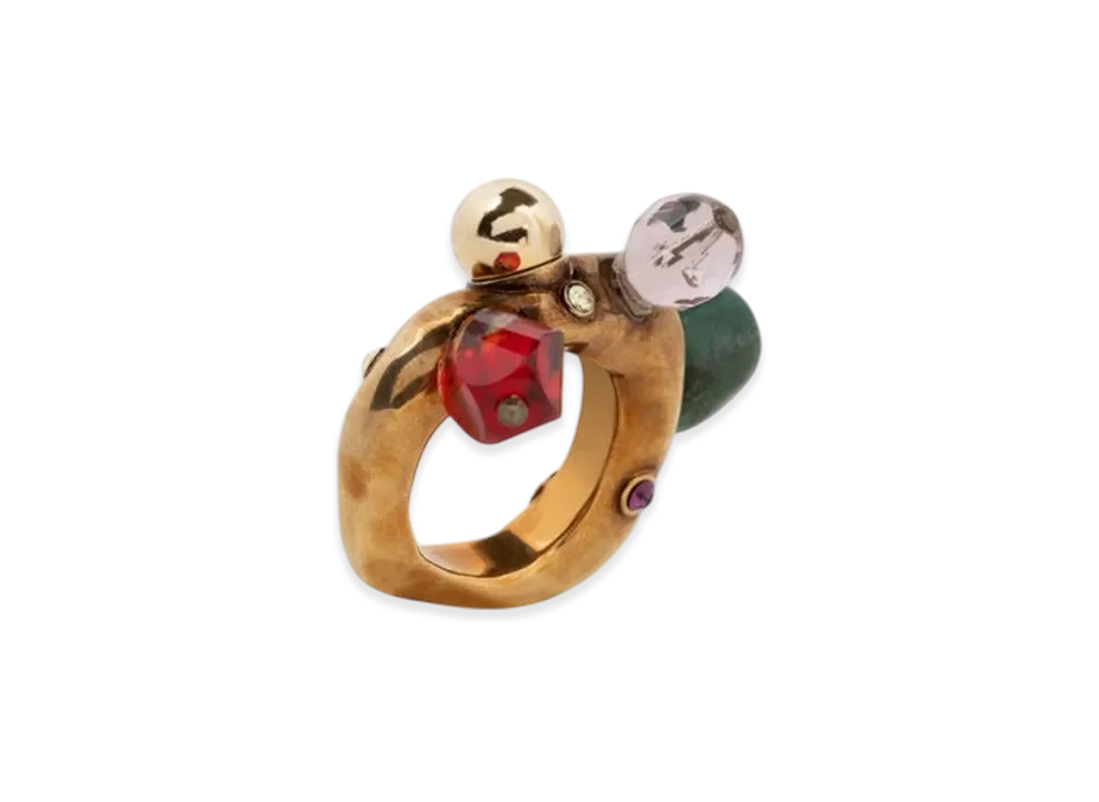 DRIES VAN NOTEN Women's Embellished Ring "Multi"