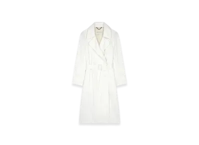 DRIES VAN NOTEN Women's Cotton Mac "White"