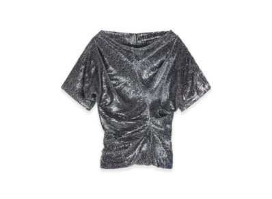 DRIES VAN NOTEN Women's Embellished Top "Anthracite"