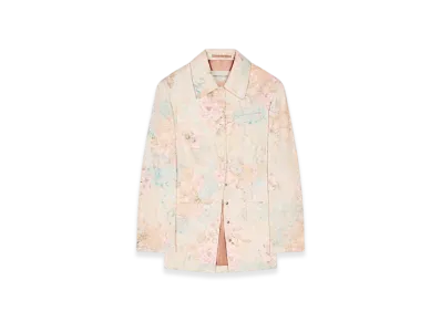 DRIES VAN NOTEN Women's Jacquard Blazer "Pink"