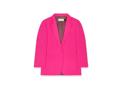 DRIES VAN NOTEN Women's Oversized Blazer "Fuchsia"