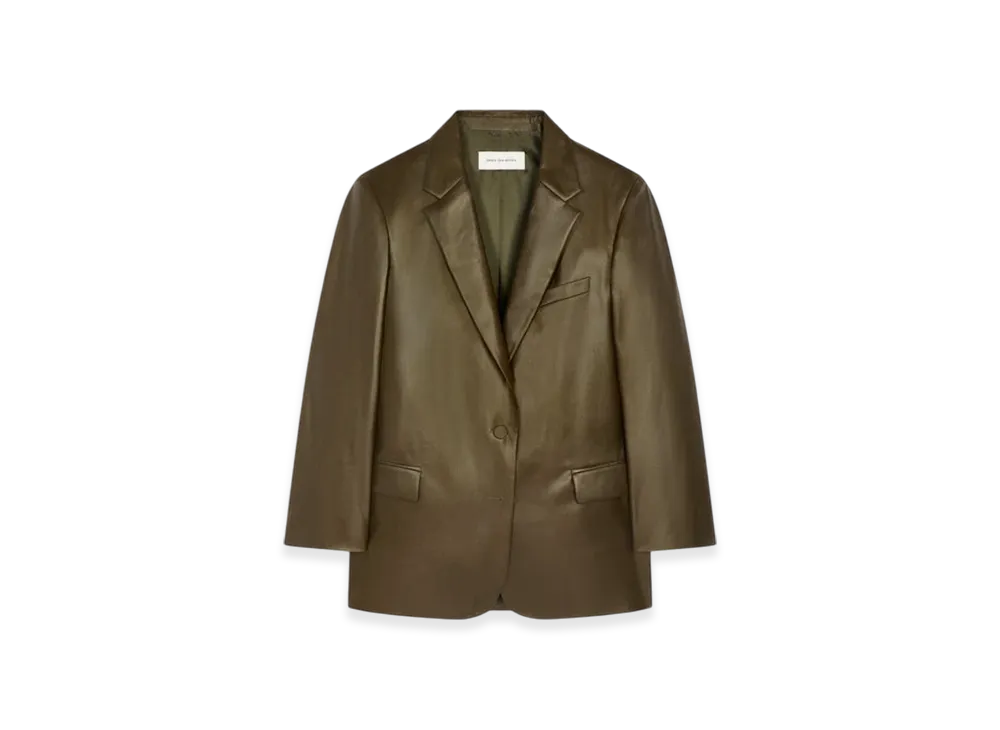 DRIES VAN NOTEN Women's Oversized Blazer "Khaki"