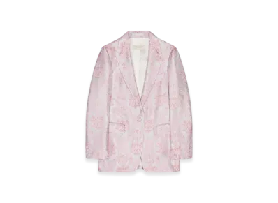DRIES VAN NOTEN Women's Jacquard Blazer "Light Blue"