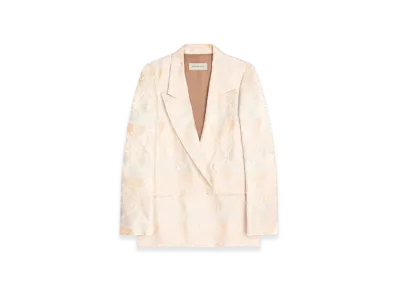DRIES VAN NOTEN Women's Jacquard Blazer "Pink"