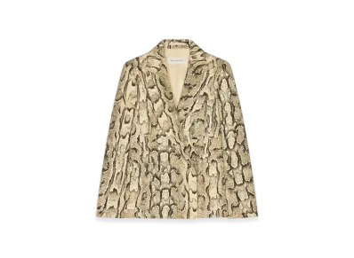DRIES VAN NOTEN Women's Jacquard Blazer "Beige"