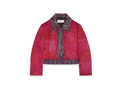DRIES VAN NOTEN Women's Embellished Jacket "Fuchsia"
