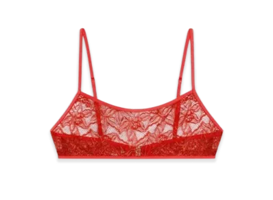 DRIES VAN NOTEN Women's Fitted Bra Top "Red"