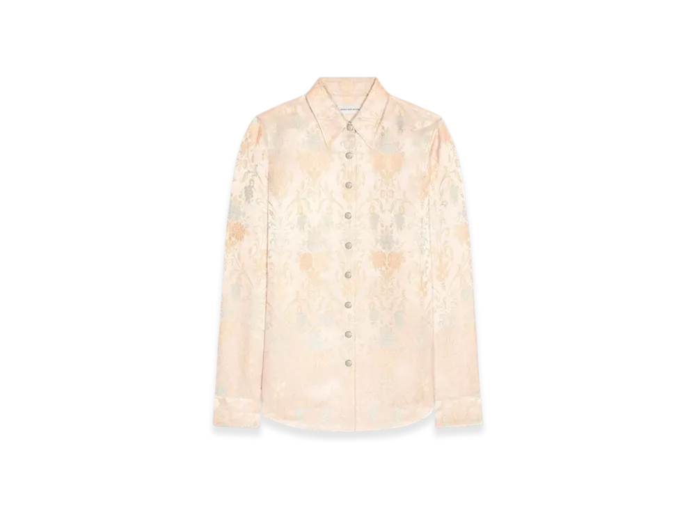 DRIES VAN NOTEN Women's Jacquard Shirt "Pink"