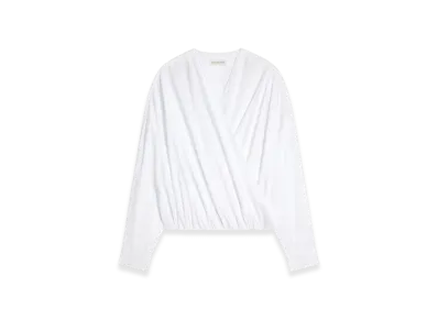 DRIES VAN NOTEN Women's Draped Top "White"