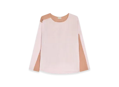 DRIES VAN NOTEN Women's Contrast Top "Pink"