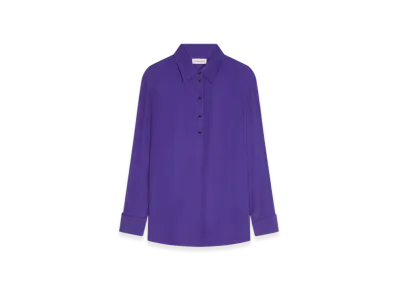 DRIES VAN NOTEN Women's Polo Neckline Shirt "Purple"