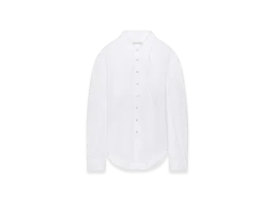 DRIES VAN NOTEN Women's Tailored Belted Shirt "White"