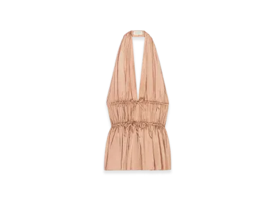 DRIES VAN NOTEN Women's Halterneck Top "Smoke"