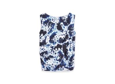 DRIES VAN NOTEN Women's Viscose Tank Top "Navy"