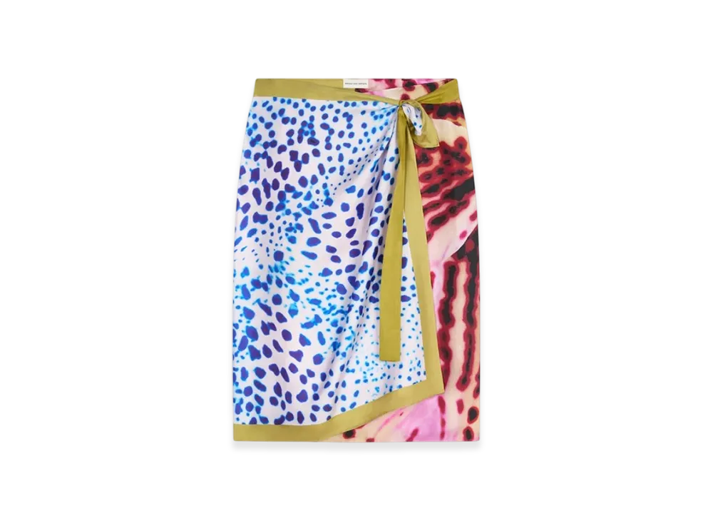DRIES VAN NOTEN Women's Wrap Scarf-Skirt "Pink"