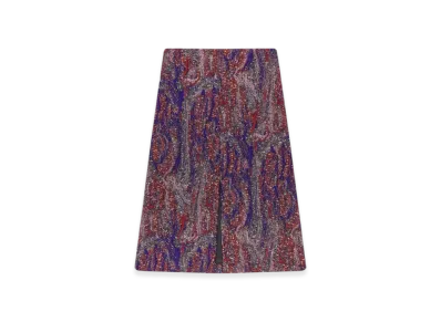 DRIES VAN NOTEN Women's Jacquard Skirt "Red"