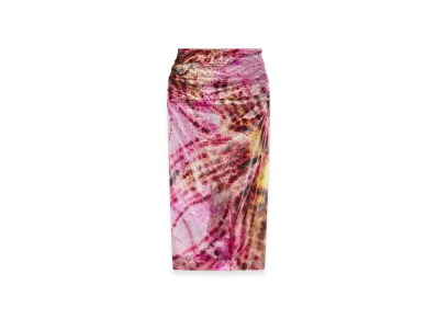 DRIES VAN NOTEN Women's Printed Skirt "Fuchsia"